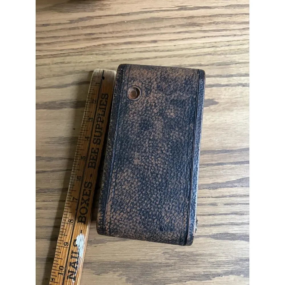 Antique 1912 Kodak No 1A Folding Pocket Model D With Red Bellows